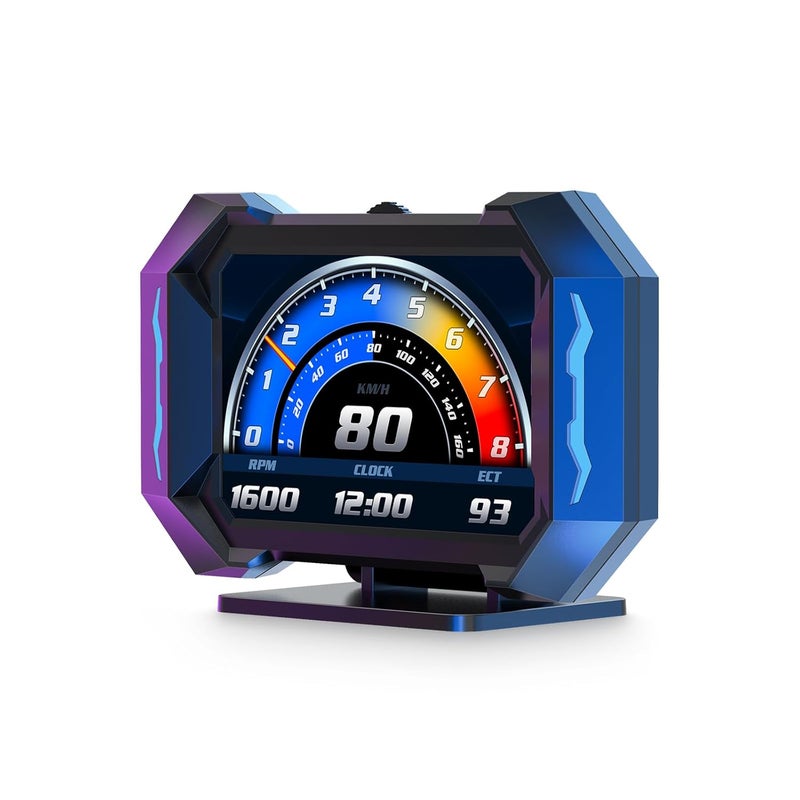 Dyno Racing شاشة عرض رأسية متعددة الوظائف OBD2 لقياس السيارة رقمية - Image 1